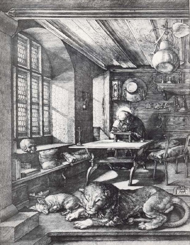 Albrecht Durer St.Jerome in his study Germany oil painting art